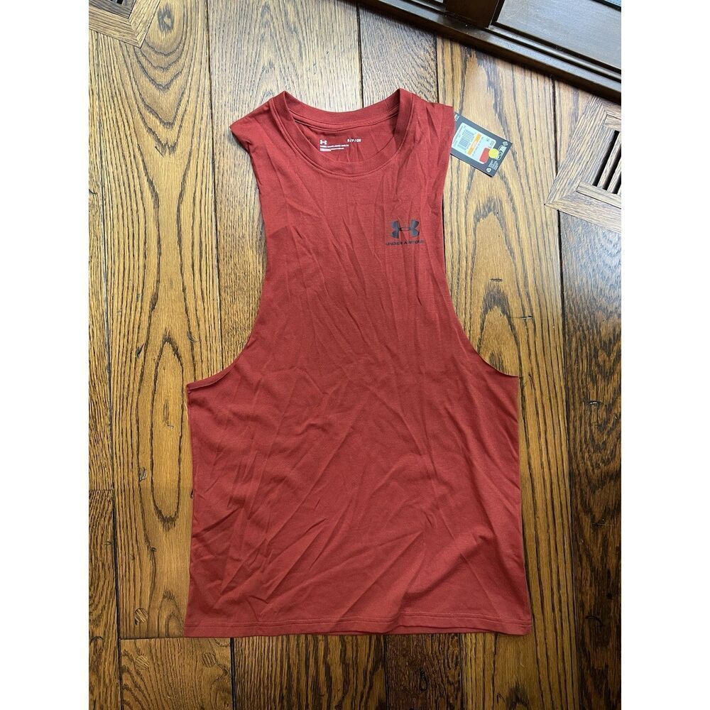 Under Armour 1329286 Men's UA Sportstyle Left Chest Cut-Off Tank Top Size Medium
